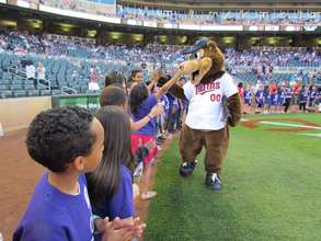 High fives from TC at home plate!