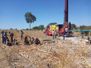 Successful drilling of a borehole - Chikwama
