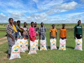 BAGS OF MAIZE FOR ORPHANS