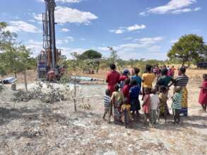 Drilling for Water - Malombe School
