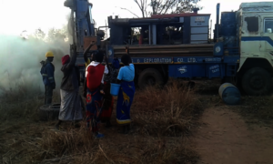 Drilling for Water - Zalu Community School