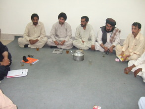 session with community members and parents