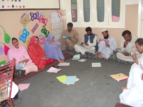 training session of staff and volunteers
