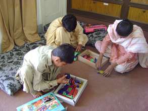 children in Child friendly space