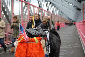 People on Williamsburg Bridge