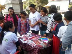 Participating in Health Camp held in Kathmandu
