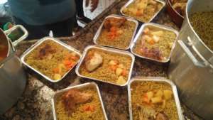 Food ready to distribute