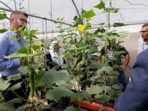 Delegation meeting our participants