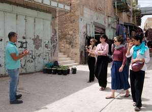 Young volunteers developing their skills as guides