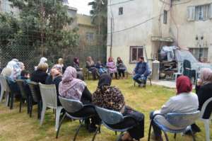 Meeting with participants in Deheishe Camp