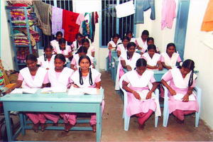 Thanks to GlobalGiving donors, these poor girls attend school