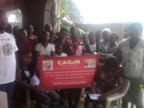 Safehouse Matron with CAGeM staff