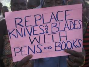 Replace Knives and Blades with Pens and Books