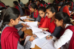Future Teachers studying in groups
