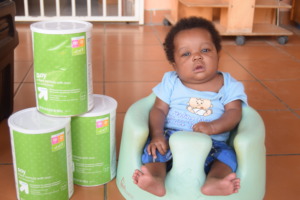 Marvens must drink Soy formula due to allergies.