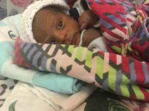 Little Robenson was only 3 pounds when admitted