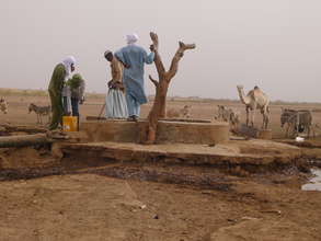 Herders walk many miles to find a well