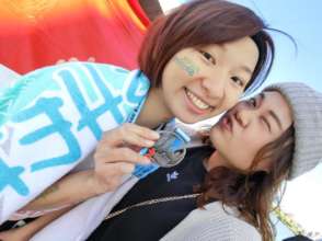 Hui-Chu completed the 21km marathon