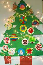 Our Christmas tree made by our burn survivors