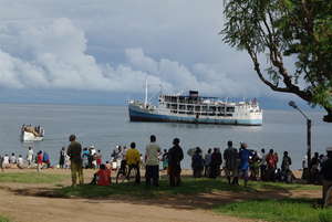 Ilala Ferry leaving for Likoma