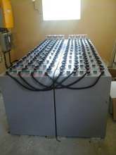 The huge battery array - 3 days stored power