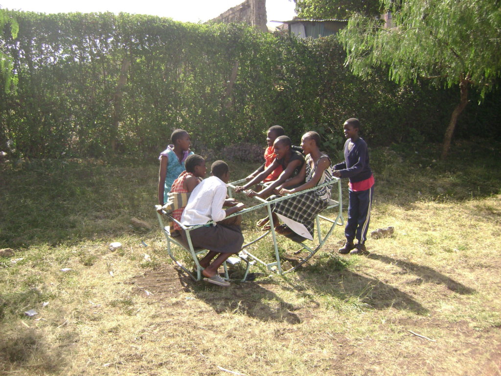 mentored girls enjoying themselves