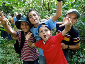Local clowns on a field trip to La Reserva