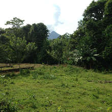 Finished and there she is, Arenal Volcano framed