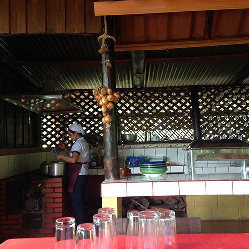 restaurant at Arenal Vida Campesina, Noilen