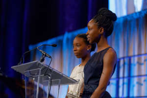 Edna and Mitchelle shared their story at our Gala.