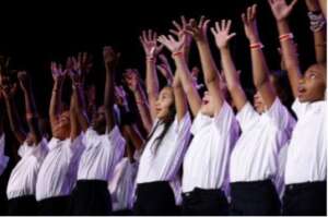 Ralph Bunche Choir performs at the Apollo Theater