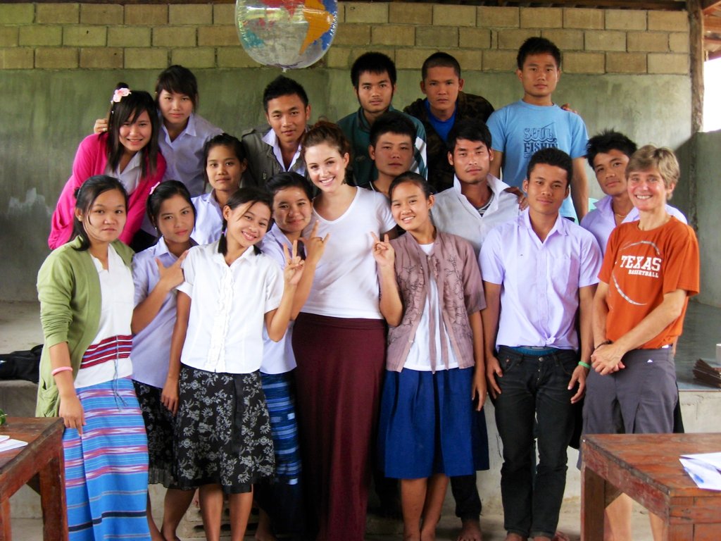 BVP volunteer Alexa with her students!