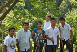 SAT students and tutor, experiential learning