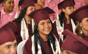 SAT student at December 2013 graduation