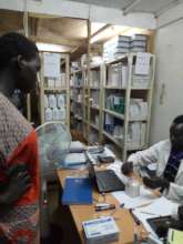 Inside our clinic at Doro refugee camp