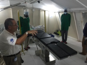 International Medical Corps' operating room before