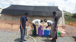 Preparing Cholera disinfectant
