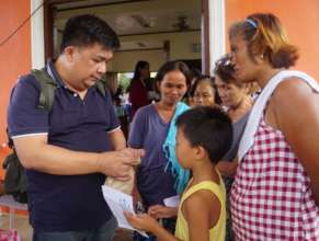 Consultation sessions during medical mission