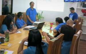 LGU-Lian MENRO  during presentation of results