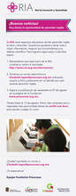 E-flyer to encourage scientists to study English