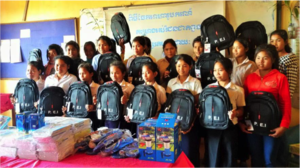 PEI Students Receiving Materials!