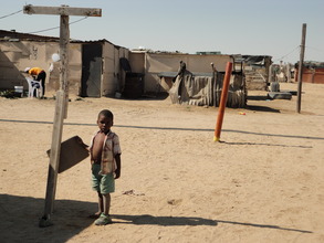 In the DRC settlement community, Namibia