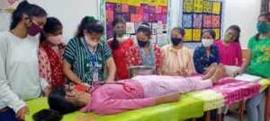 Health Care class in progress