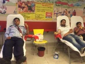 Voluntary Blood Donation Camp