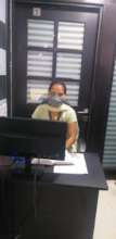 One of our placed students at work