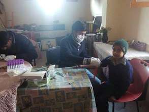 Health Camp Heamoglobin test