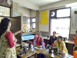 Hygenie Workshop for Women at our Sadarpur Centre