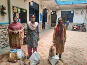 Ration Distribution to women impacted by Covid 19