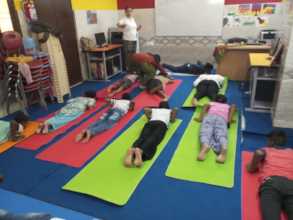 Special Need Students on International Yoga Day