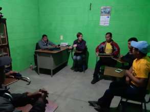 Community leaders have lights to meet at night